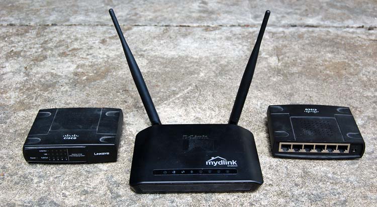 Wireless router and Wired Ethernet router for your home network